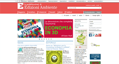 Desktop Screenshot of edizioniambiente.it